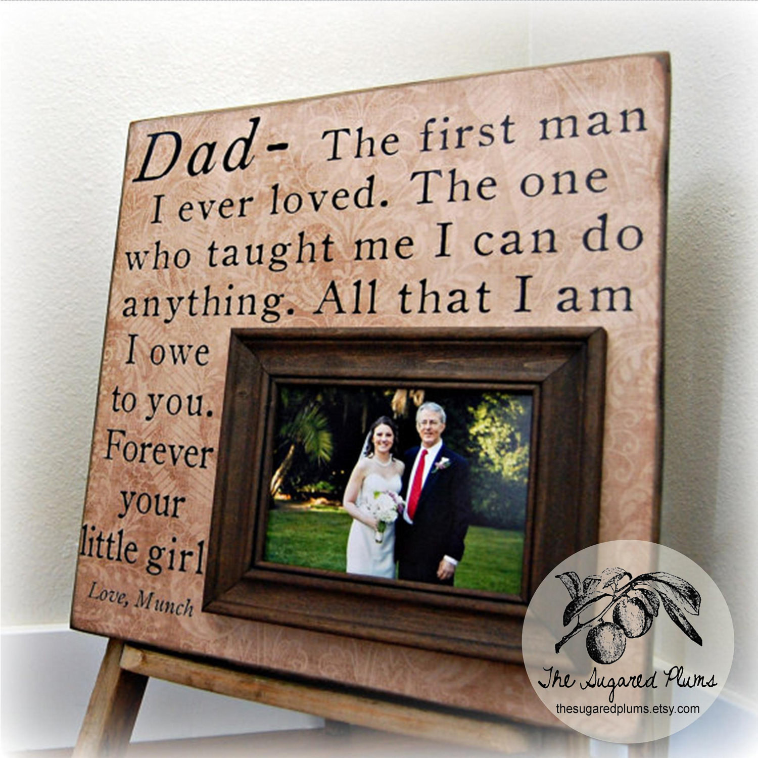 Father Of Bride Gift Ideas
 Father of the Bride Parents Thank You Gift Personalized