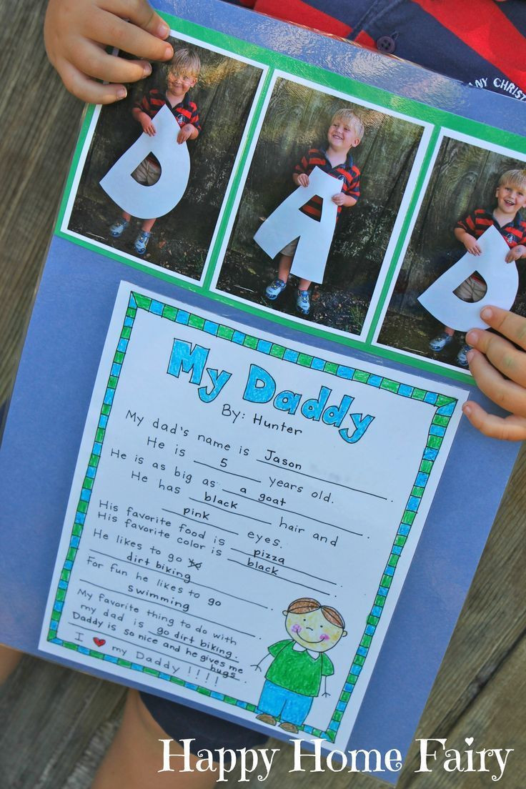 Father'S Day Gift Ideas From Preschoolers
 A Father s Day Project FREE Printable