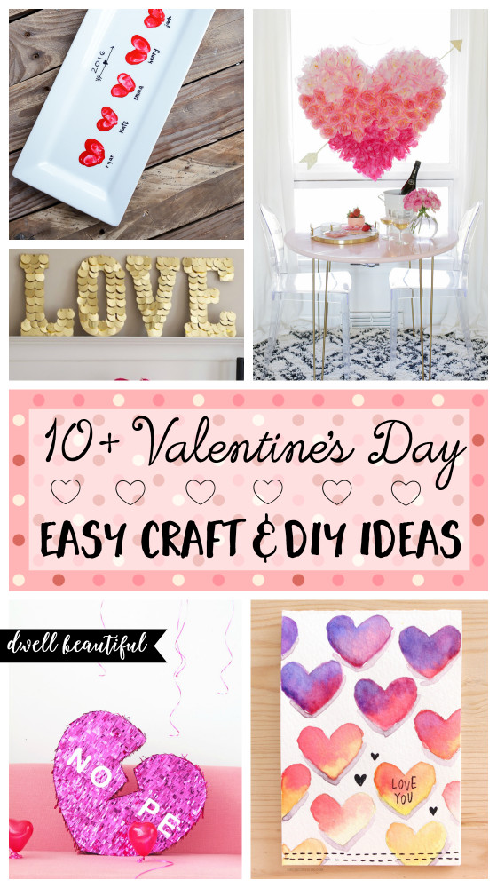 February Craft Ideas For Adults
 10 Easy Valentine s Day DIY Craft Ideas for Adults