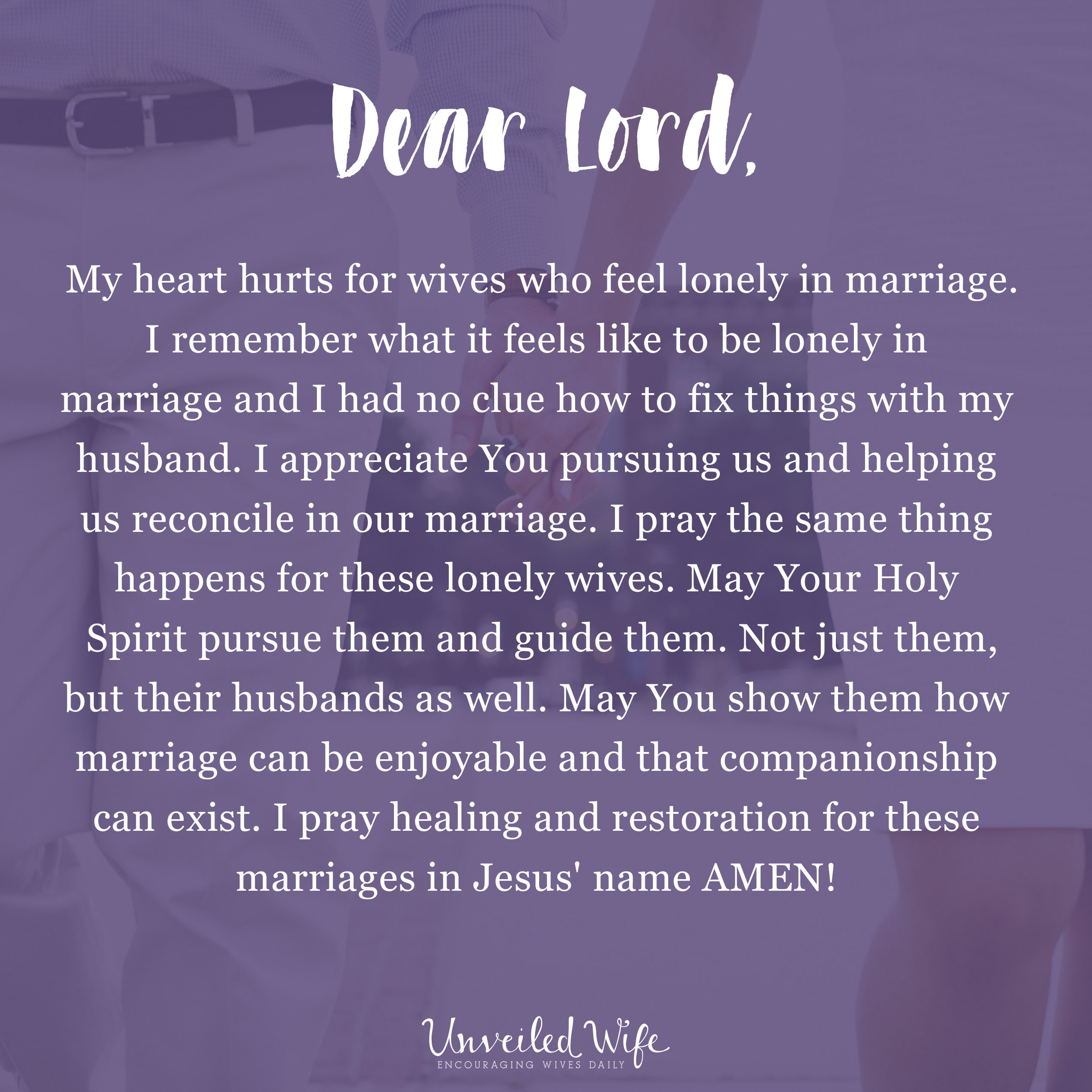 Feeling Lonely In Marriage Quotes
 Prayer Wives Feeling Lonely