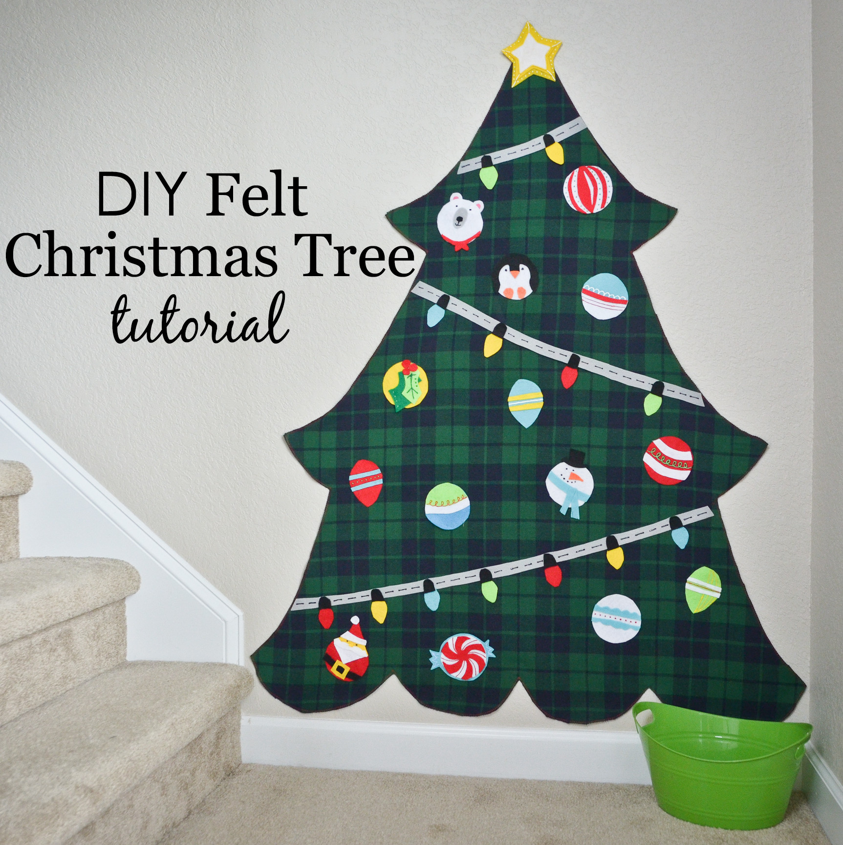 Felt Christmas Tree DIY
 DIY Felt Christmas Tree Project Nursery