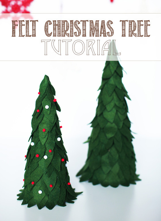 Felt Christmas Tree DIY
 DIY Felted Christmas Tree Tutorial – Melodrama