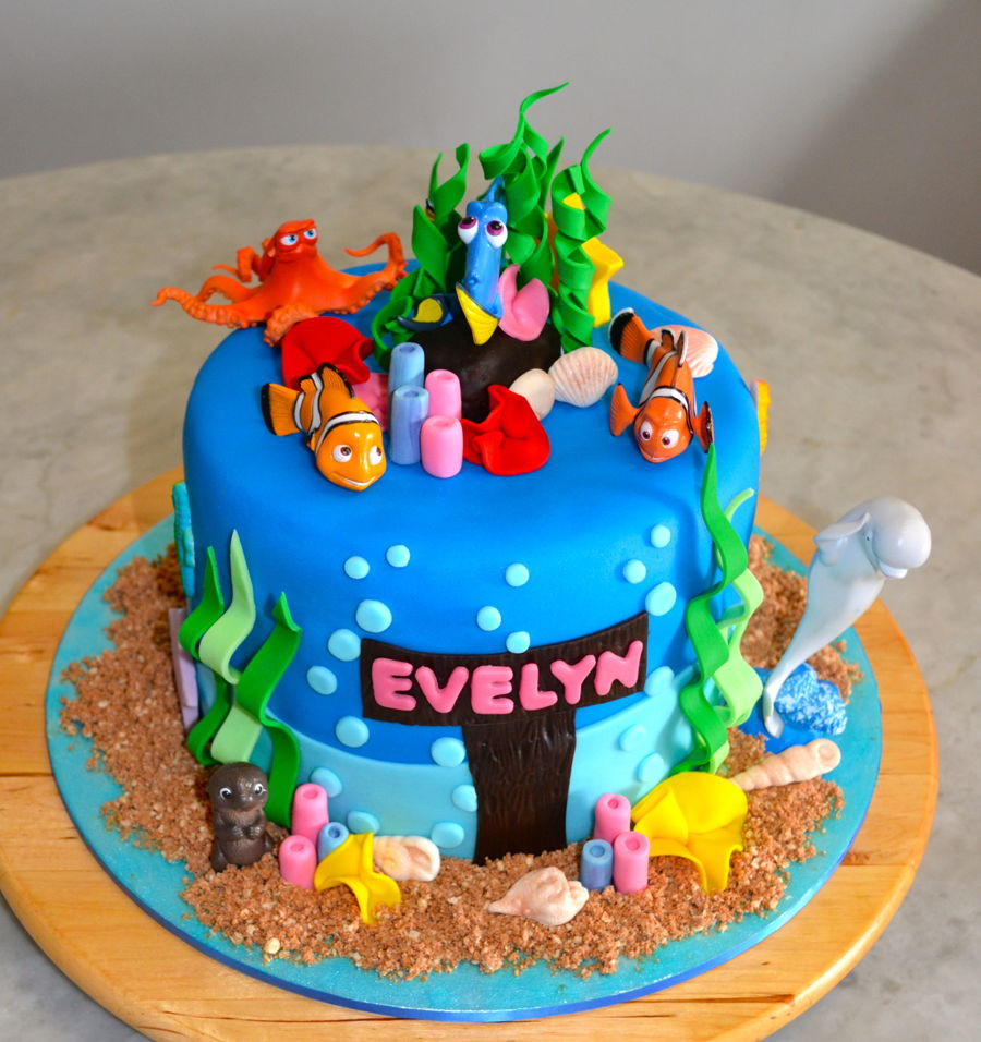 Finding Dory Birthday Cake
 Finding Dory CakeCentral