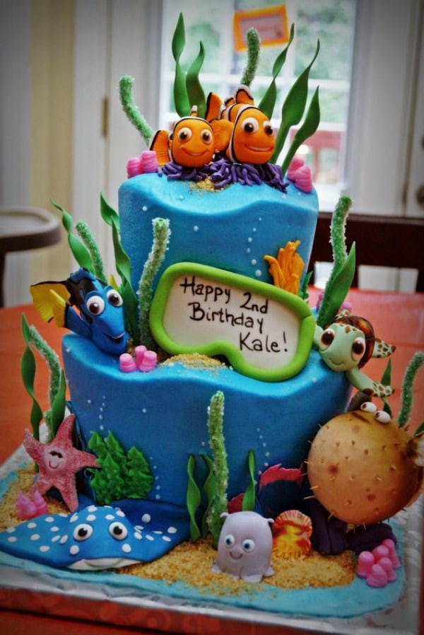 Finding Dory Birthday Cake
 40 Finding Dory Birthday Party Ideas Pretty My Party