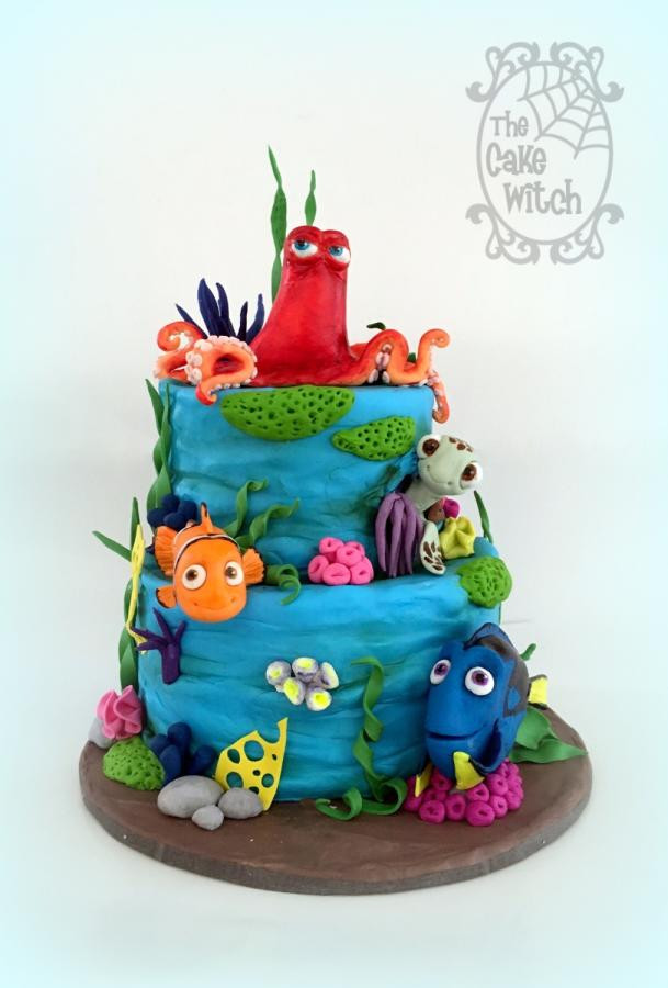 Finding Dory Birthday Cake
 Finding Dory cake by Nessie The Cake Witch CakesDecor