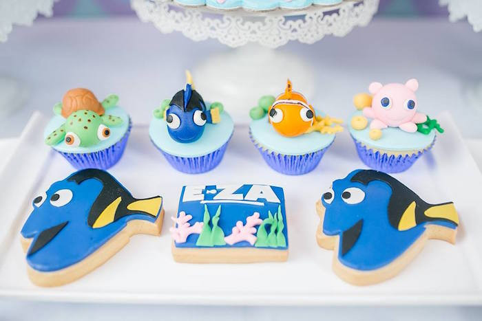 Finding Dory Pool Party Ideas
 Kara s Party Ideas Finding Dory Birthday Pool Party