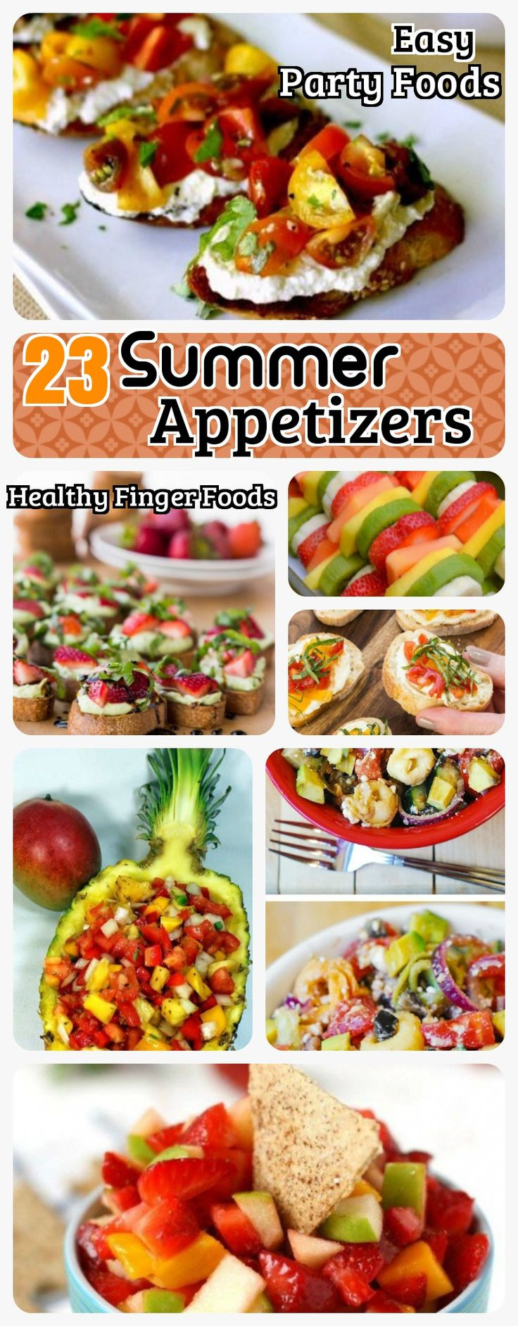Finger Food Ideas For Summer Party
 Best 25 Finger foods ideas on Pinterest