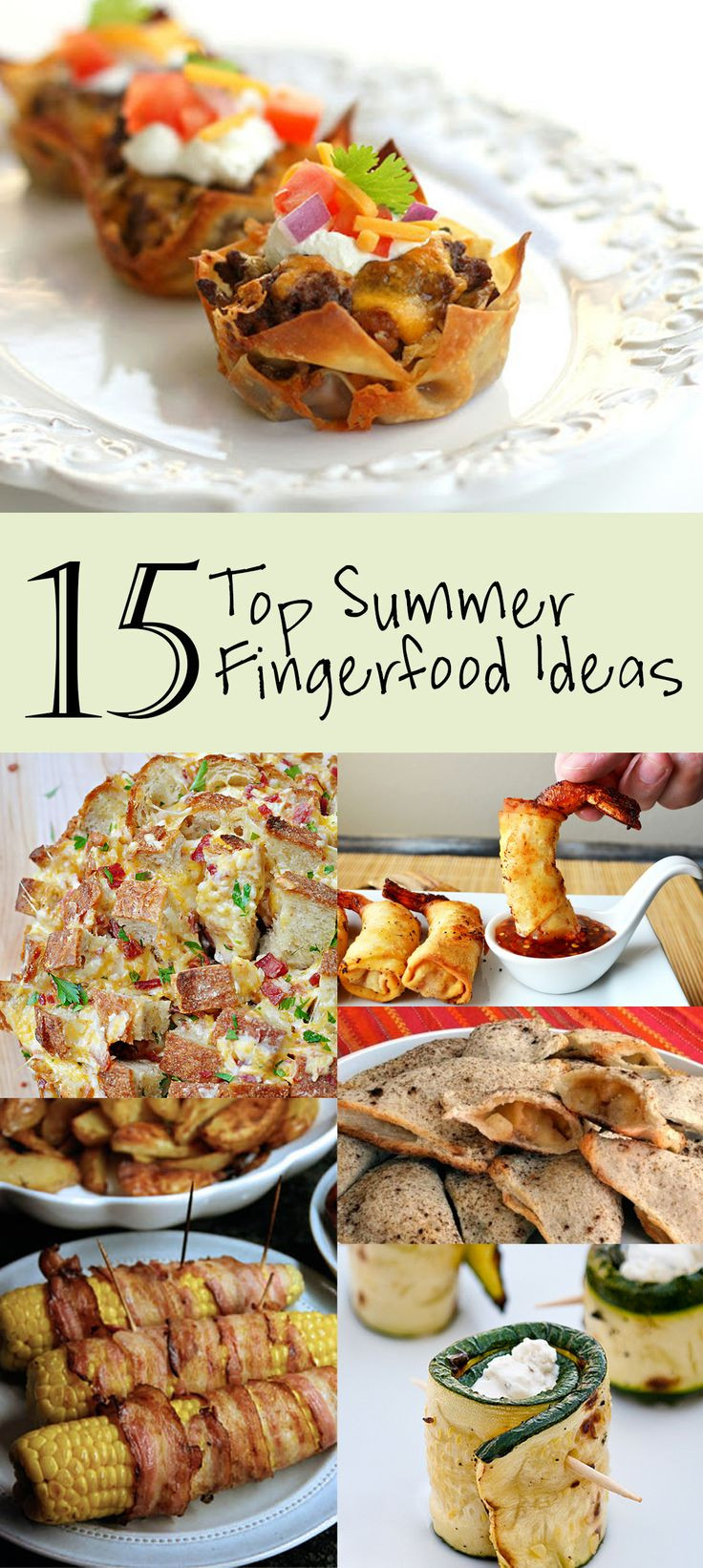 Finger Food Ideas For Summer Party
 Best 25 Summer finger foods ideas on Pinterest