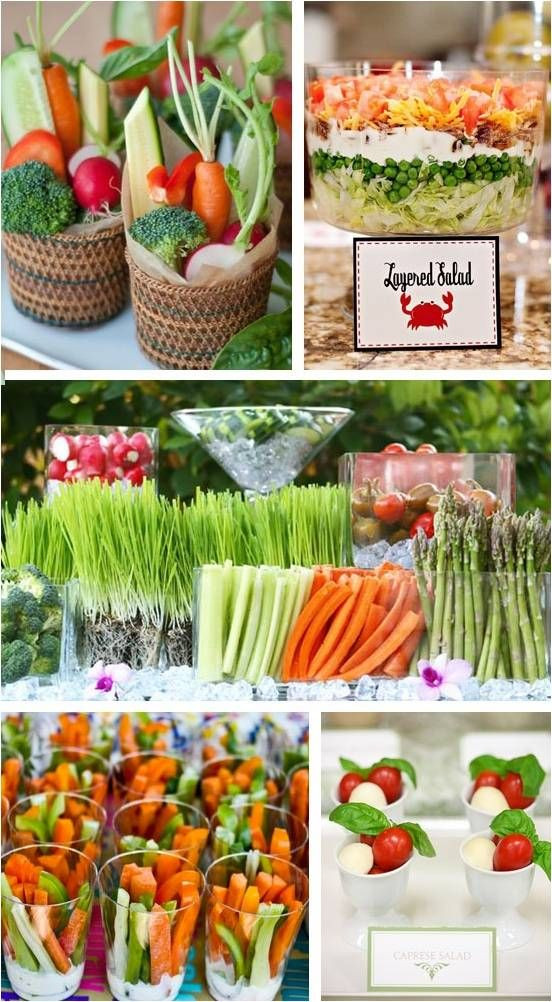 Finger Food Ideas For Summer Party
 Mil capas de tul Summer wedding ideas