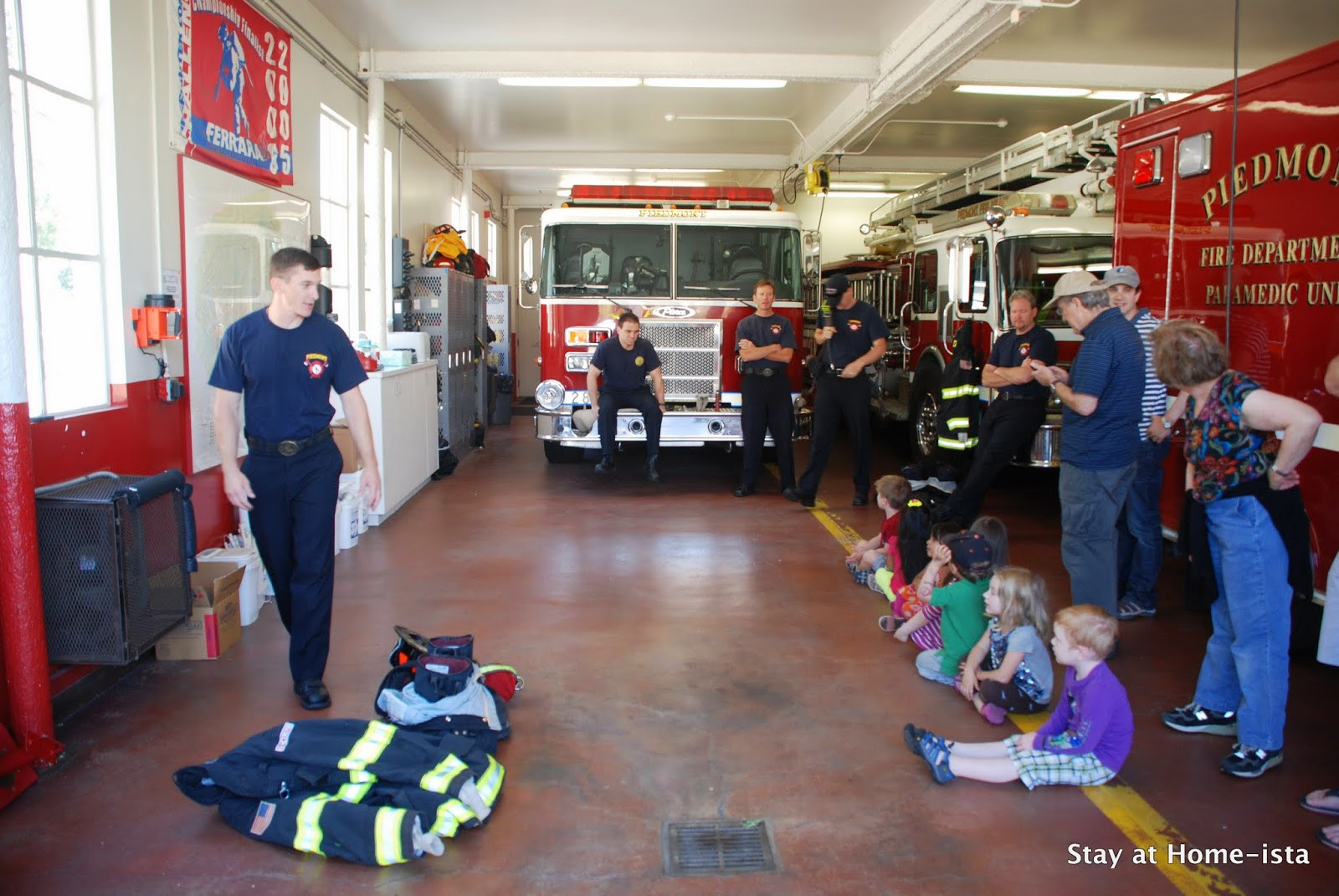 Fire Station Birthday Party
 Stay at Home ista A Fireman Birthday Party at a Fire