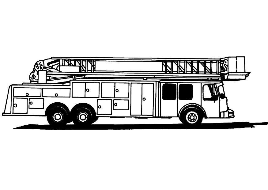 Fire Truck Coloring Pages Printable
 Free Printable Fire Truck Coloring Pages For Kids