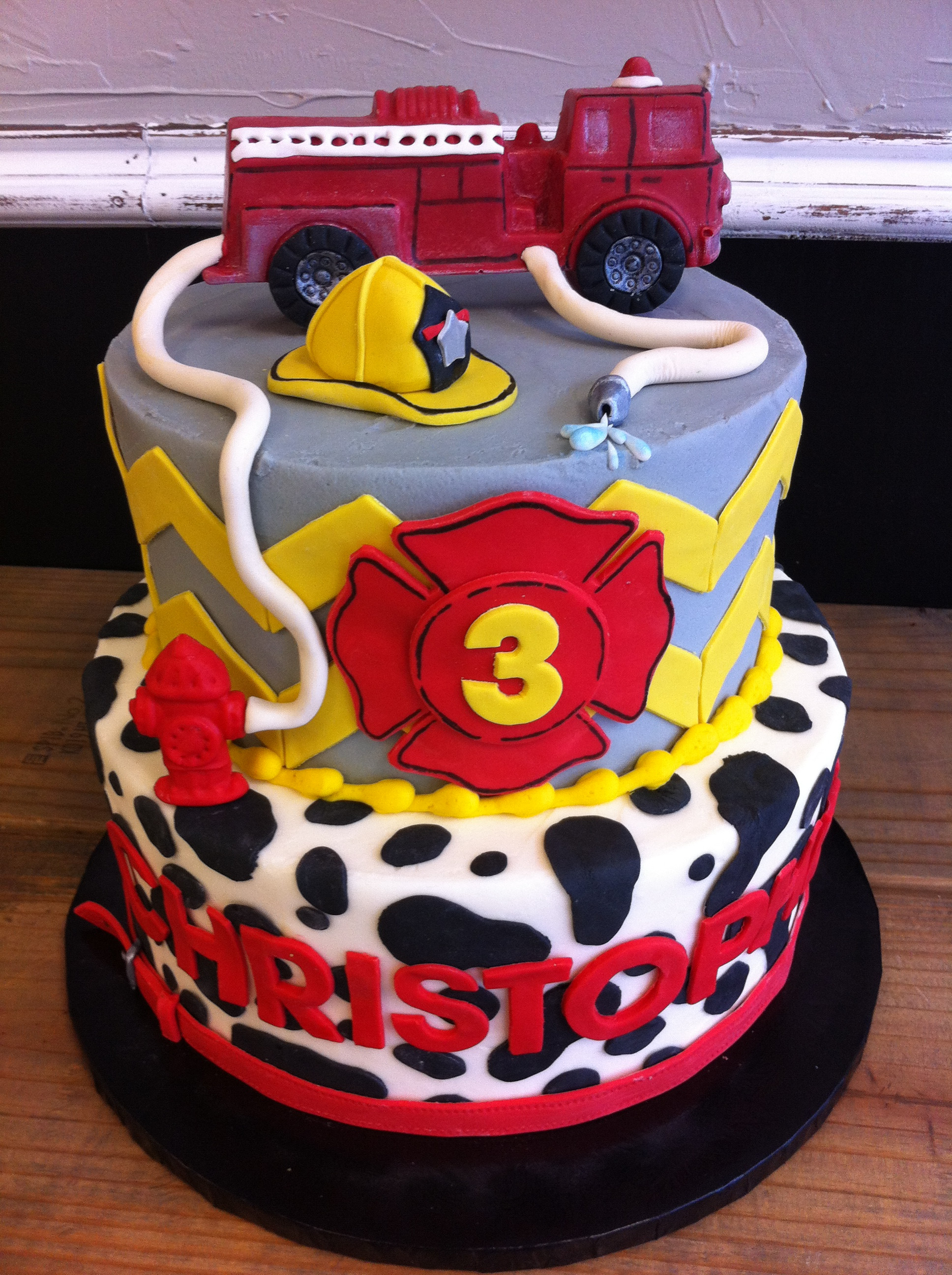 Firefighter Birthday Cake
 Party cakes in McKinney and Dallas Texas