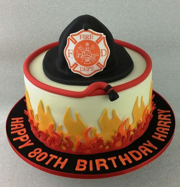 Firefighter Birthday Cake
 Best 25 Firefighter cakes ideas on Pinterest