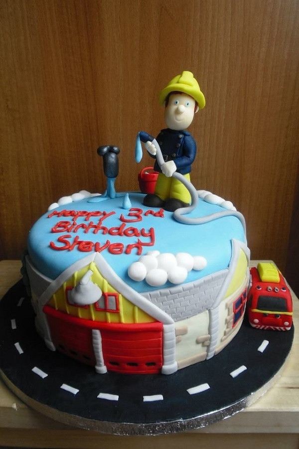 Firefighter Birthday Cake
 Fireman Sam Themed Party Ideas