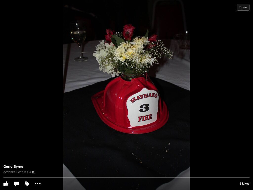 Firefighter Retirement Party Ideas
 Centerpieces for firefighter retirement party