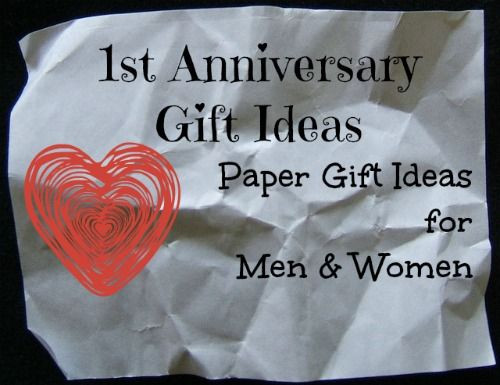 First Anniversary Gift Ideas For Couple
 Paper anniversary First anniversary and Paper on Pinterest