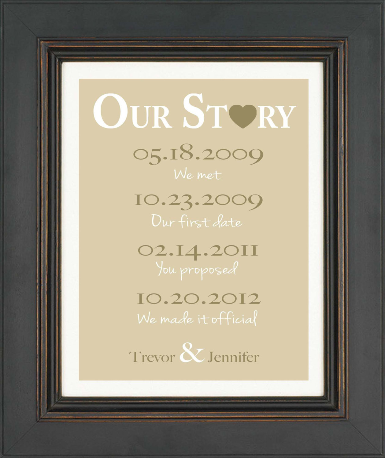 First Anniversary Gift Ideas For Couple
 Wedding Gift for Couple First Anniversary by