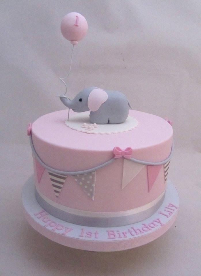 First Birthday Cake Ideas Girl
 25 best ideas about Elephant birthday cakes on Pinterest