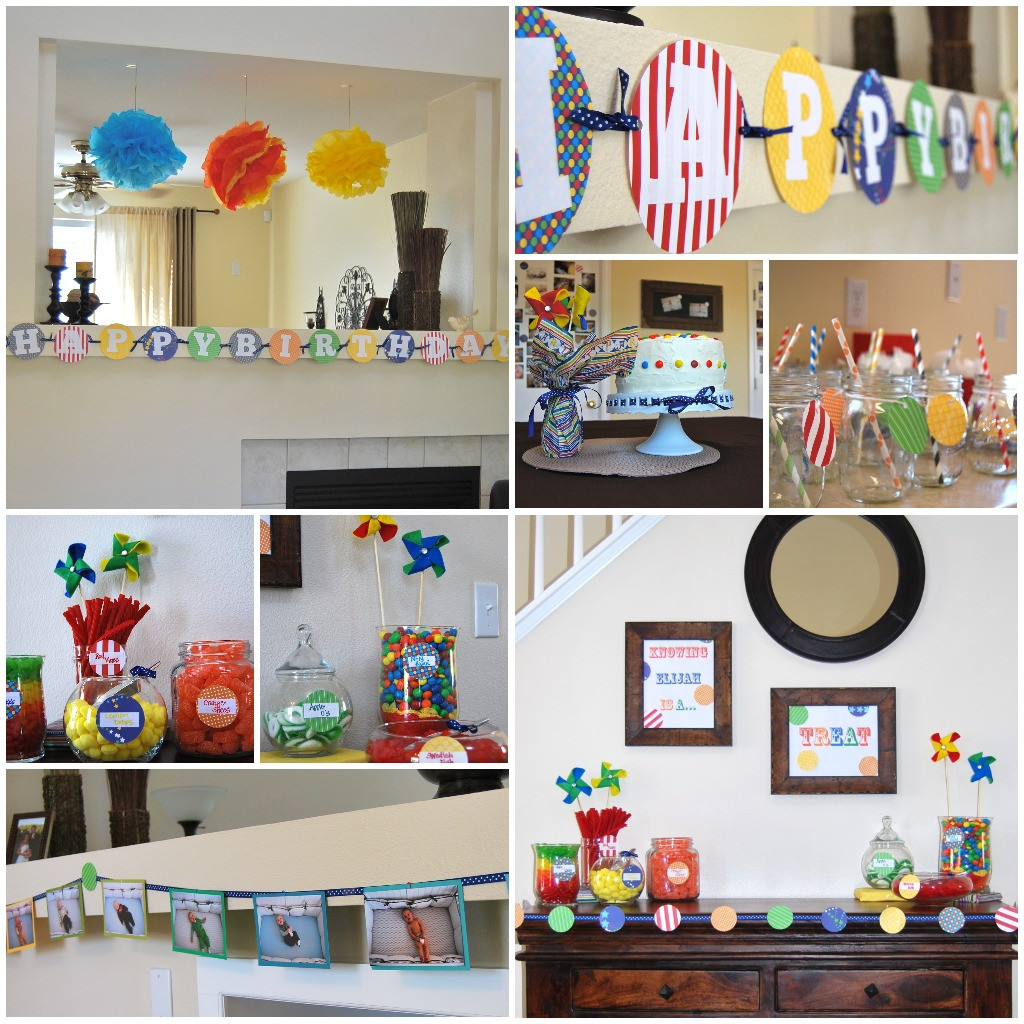 First Birthday Party Decoration Ideas
 Elijah’s First Birthday a colorful celebration