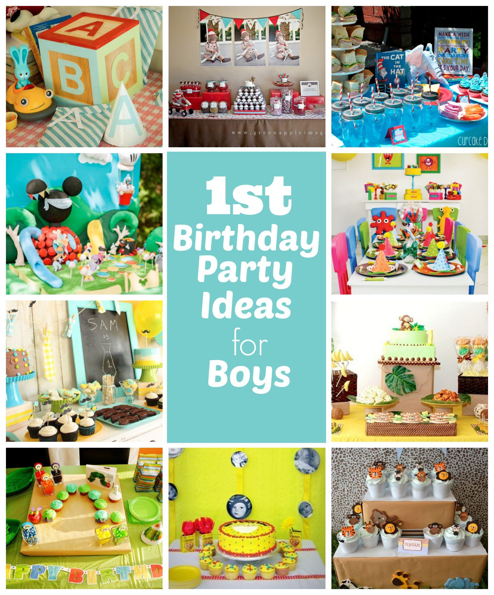 First Birthday Party Ideas Boys
 1st Birthday Party Ideas for Boys Great ideas including