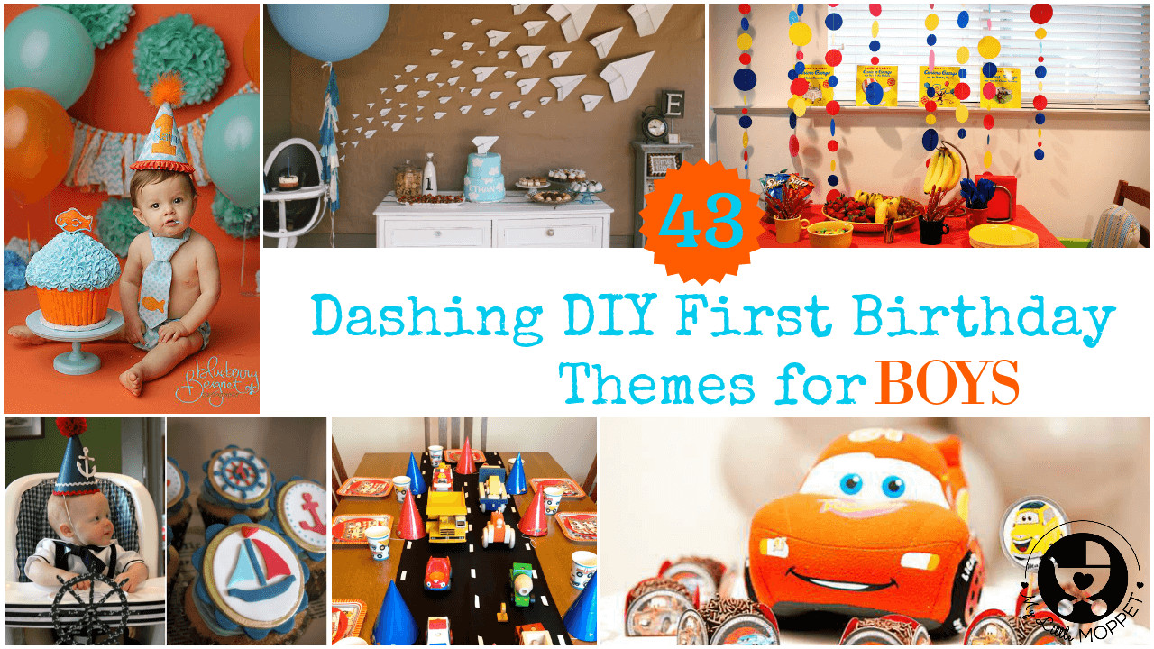 First Birthday Party Ideas Boys
 43 Dashing DIY Boy First Birthday Themes