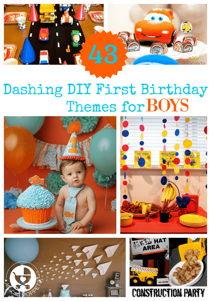 First Birthday Party Ideas Boys
 43 Dashing DIY Boy First Birthday Themes