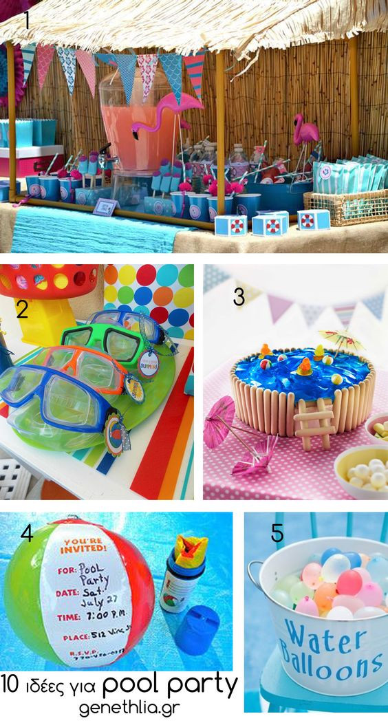 First Birthday Pool Party Ideas
 10 pool party ideas Party Ideas Pinterest