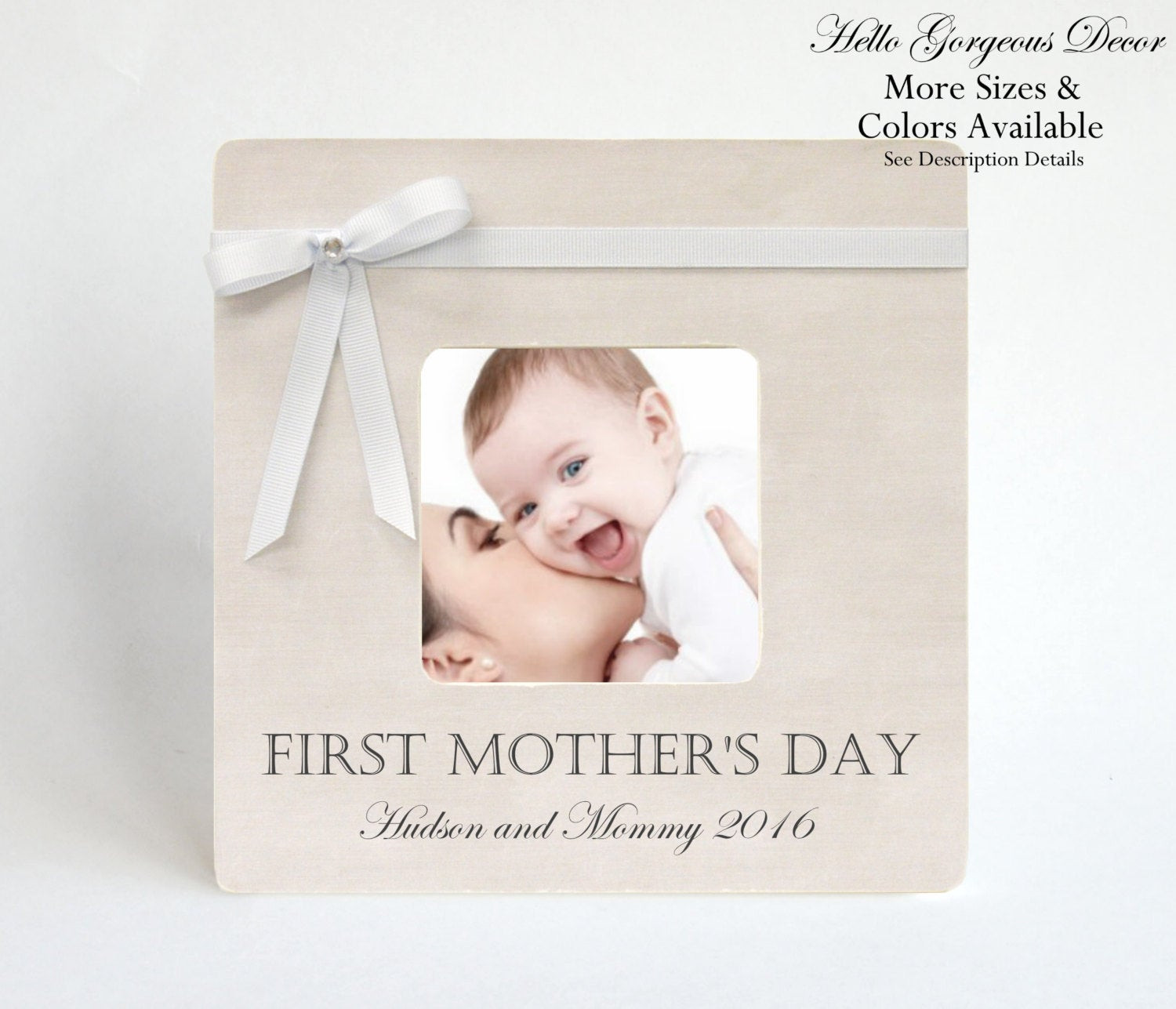 First Mother Day Gift Ideas From Baby
 Mother s Day Gift FIRST MOTHER S DAY Picture Frame To Mom