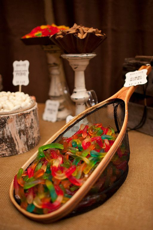 Fishing Retirement Party Ideas
 Groom s table fishing theme candy buffet by