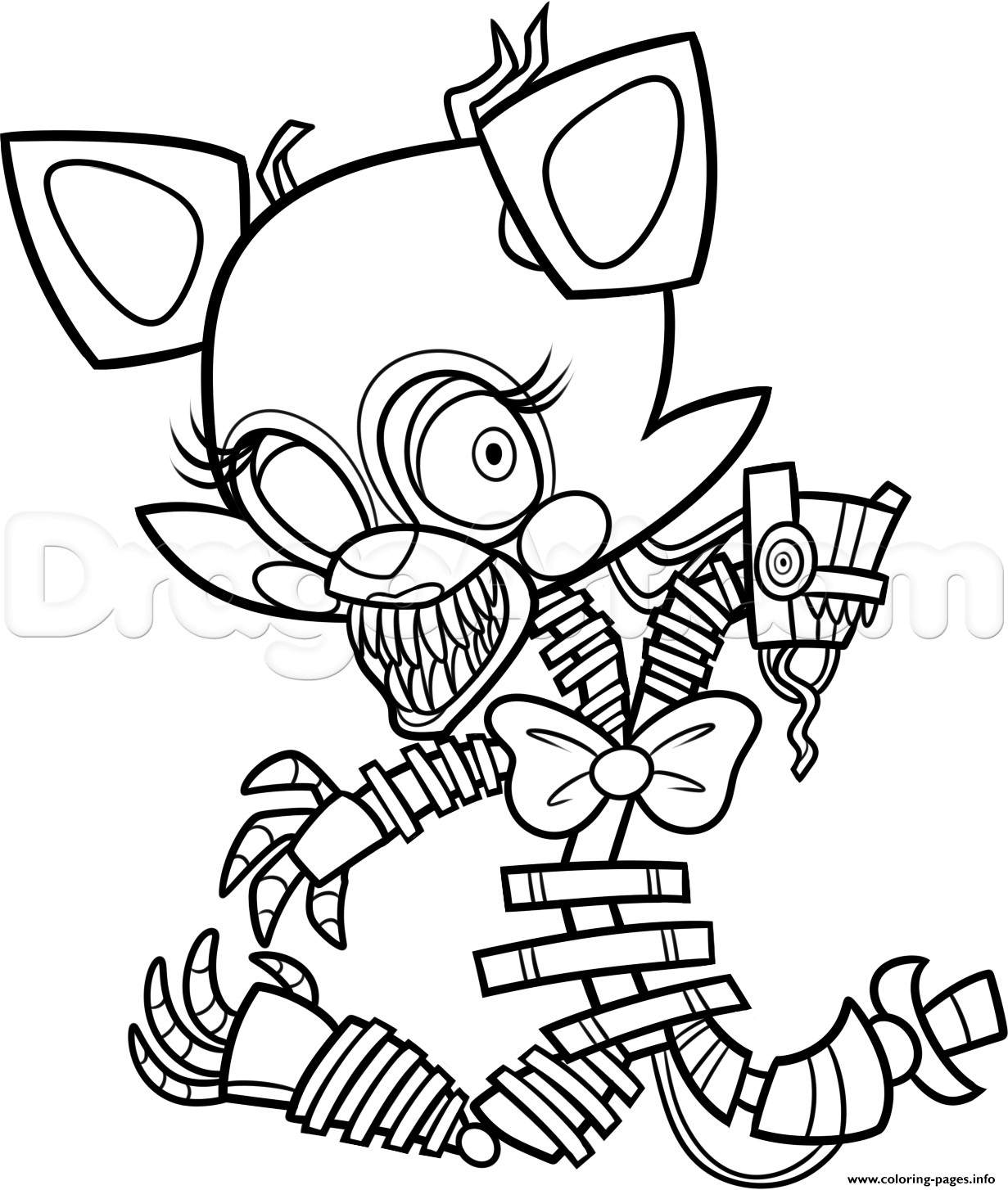 Five Nights At Freddy Coloring Pages
 Freddy S At Five Nights 2 Fnaf Coloring Pages Printable