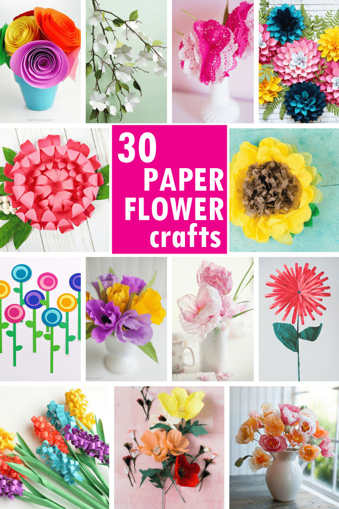 Flower Crafts For Adults
 30 of the best PAPER FLOWER tutorials the decorated cookie