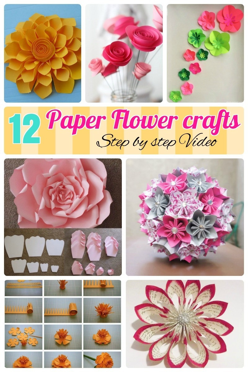 Flower Crafts For Adults
 Paper Crafts For Adults Step By Step