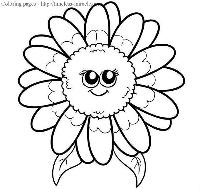 Flowers Coloring Pages For Girls
 Coloring pages for girls flowers