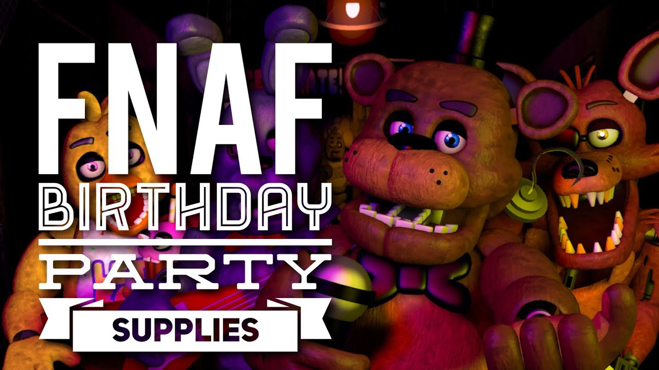Fnaf Birthday Party Supplies
 Five Nights at Freddy s HAPPY BIRTHDAY Party Supplies FNAF