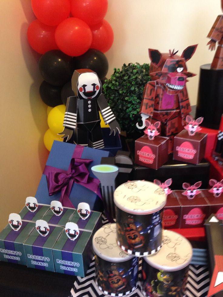 Fnaf Birthday Party Supplies
 12 best FNAF BIRTHDAY PARTY images on Pinterest