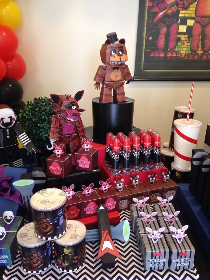 Fnaf Birthday Party Supplies
 1000 images about Five Nights Freddy s Birthday Party on