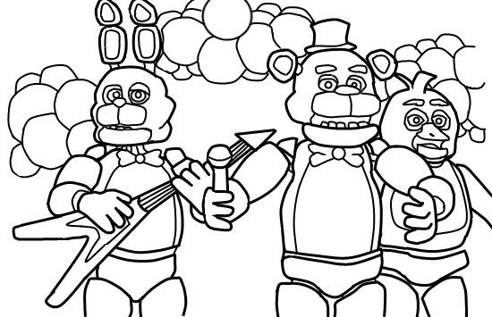 Fnaf Coloring Pages For Boys
 Fnaf colouring pages for when you are bored Description
