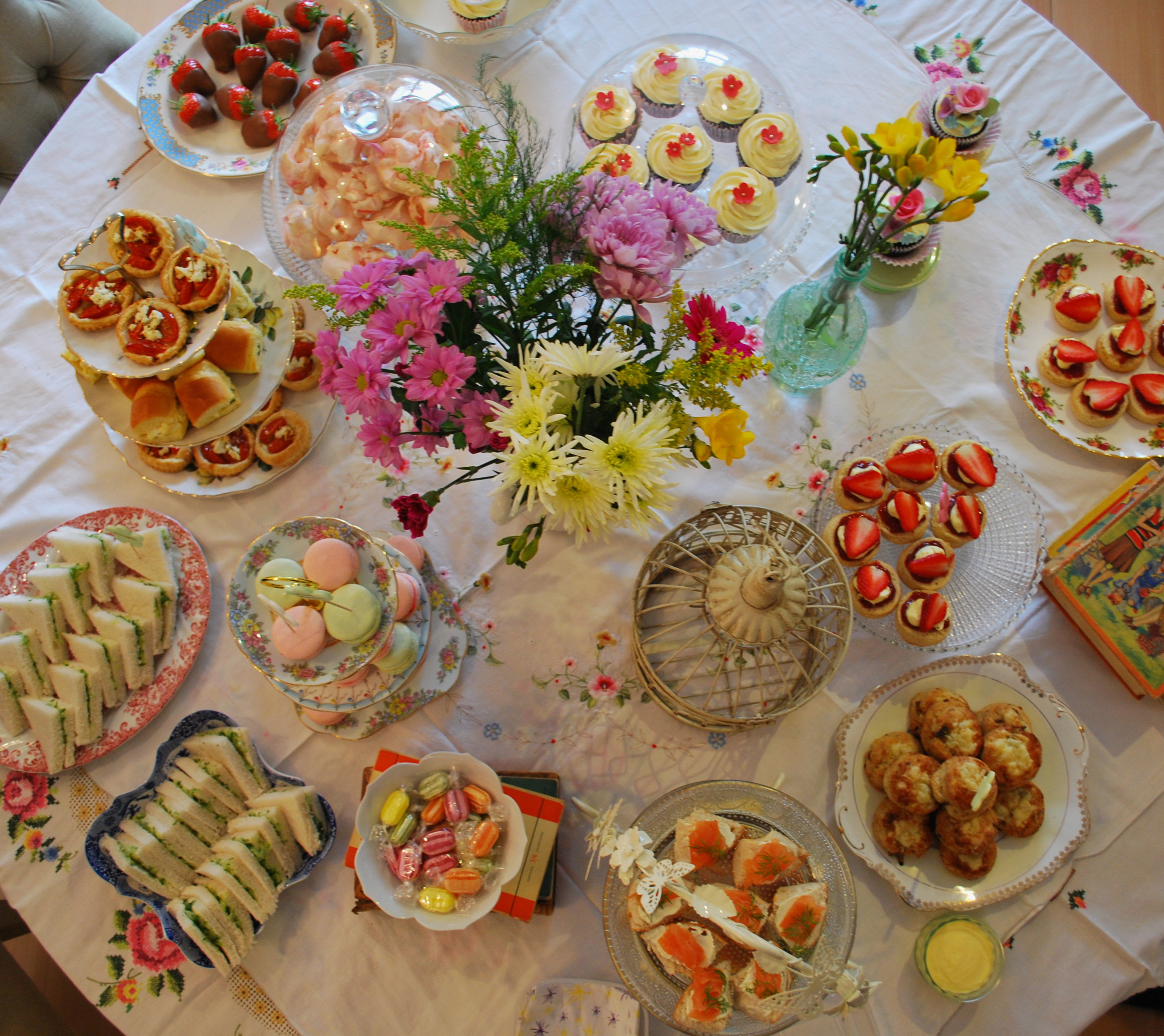 Food Ideas For A Tea Party
 A Vintage Tea Party by Rose Apple Bakery