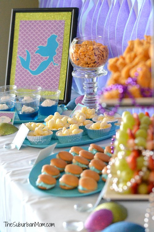 Food Ideas For Mermaid Party
 The Little Mermaid Party Poster & Labels Free Printable