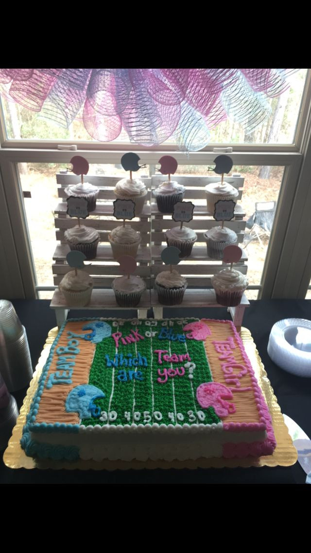 Football Gender Reveal Party Ideas
 17 Best images about Gender Reveal Party on Pinterest