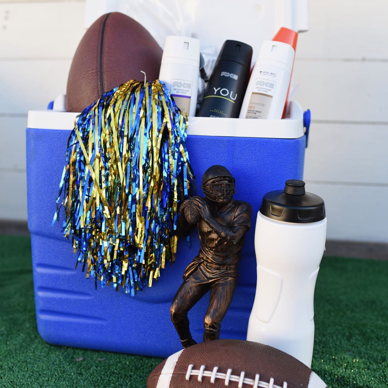 Football Gift Ideas For Boys
 DIY Football Gift Basket for a Teenage Boy Make Life Lovely