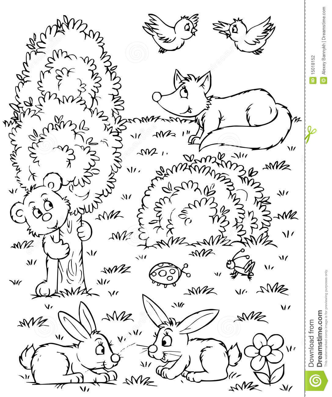 Forest Animal Coloring Pages
 Forest Animal Coloring Pages Bestofcoloring