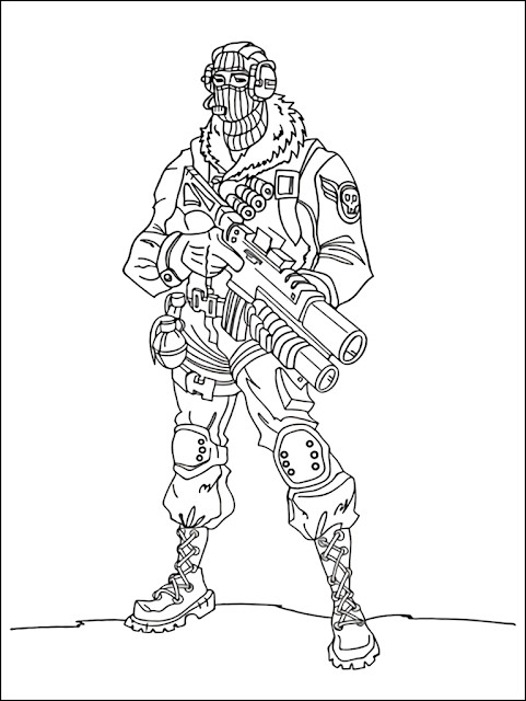 Fortnite Coloring Sheets For Boys
 Best Fortnite Coloring Pages Printable FREE COLORING
