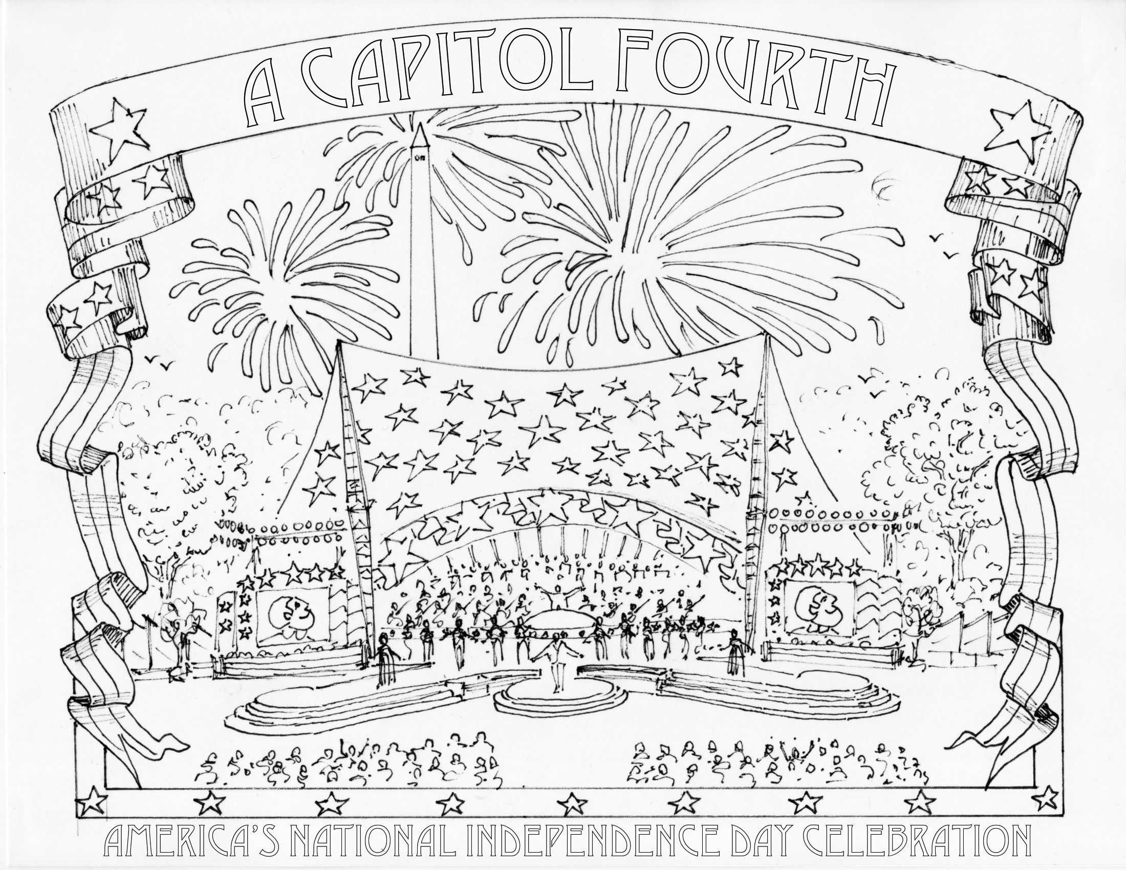 Fourth Of July Coloring Pages
 Fourth of July Coloring Pages A Capitol Fourth