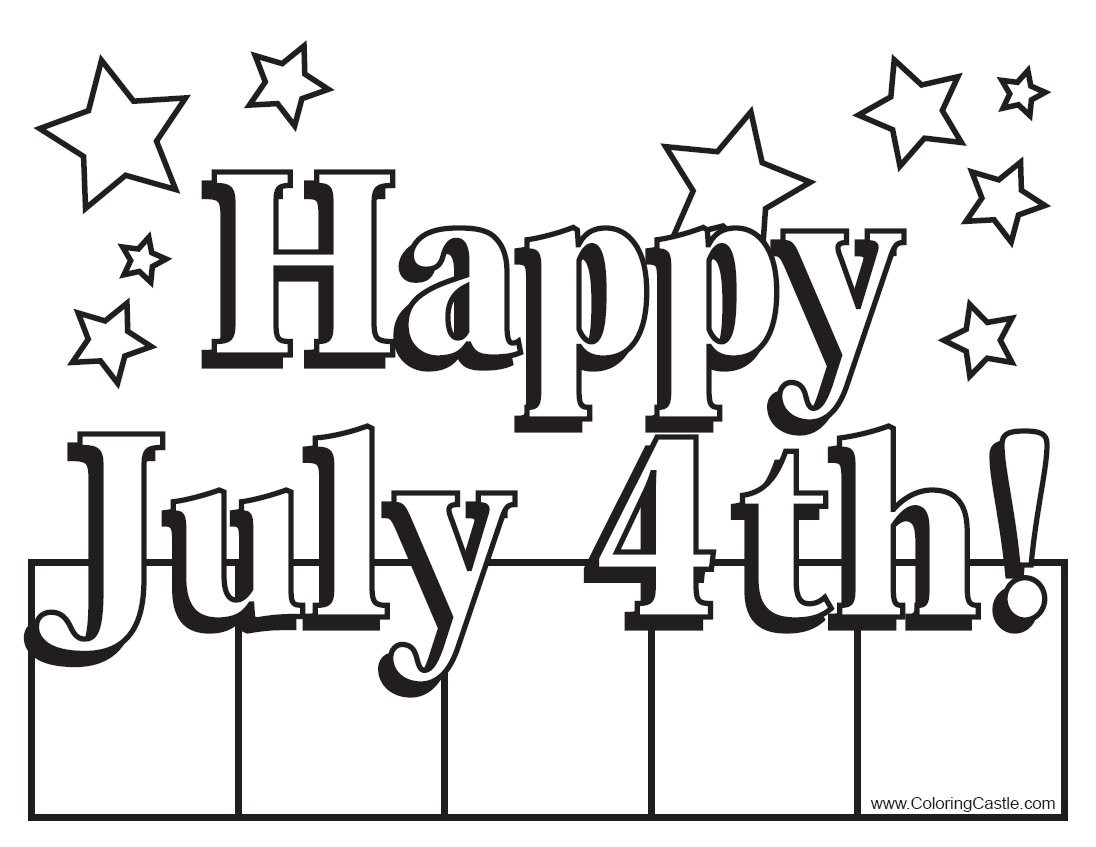 Fourth Of July Coloring Pages
 Coloring & Activity Pages