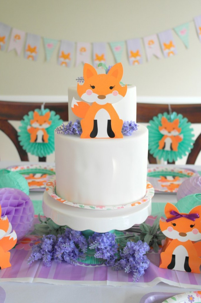 Fox Birthday Party
 Lil Fox First Birthday