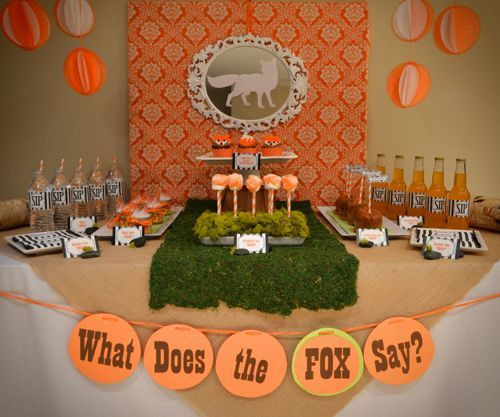 Fox Birthday Party
 28 best What Does The Fox Say Party images on Pinterest