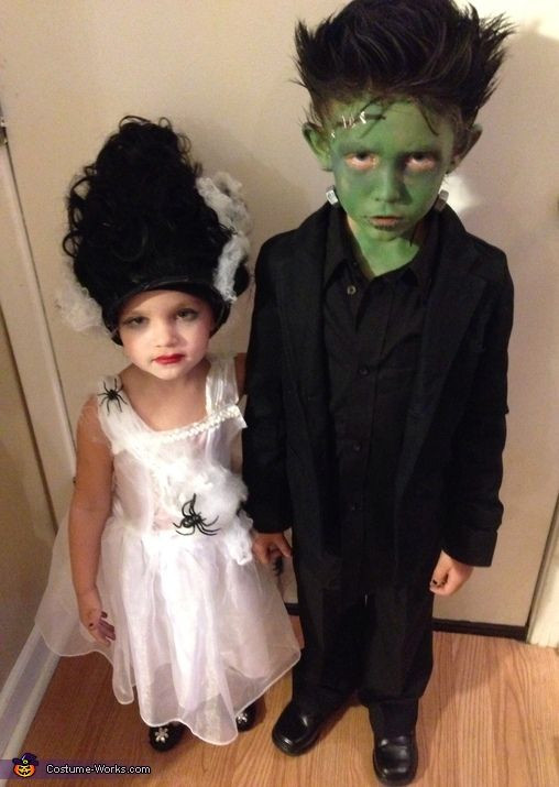 Frankenstein Costume DIY
 Frankenstein & his Bride Halloween Costume Contest at