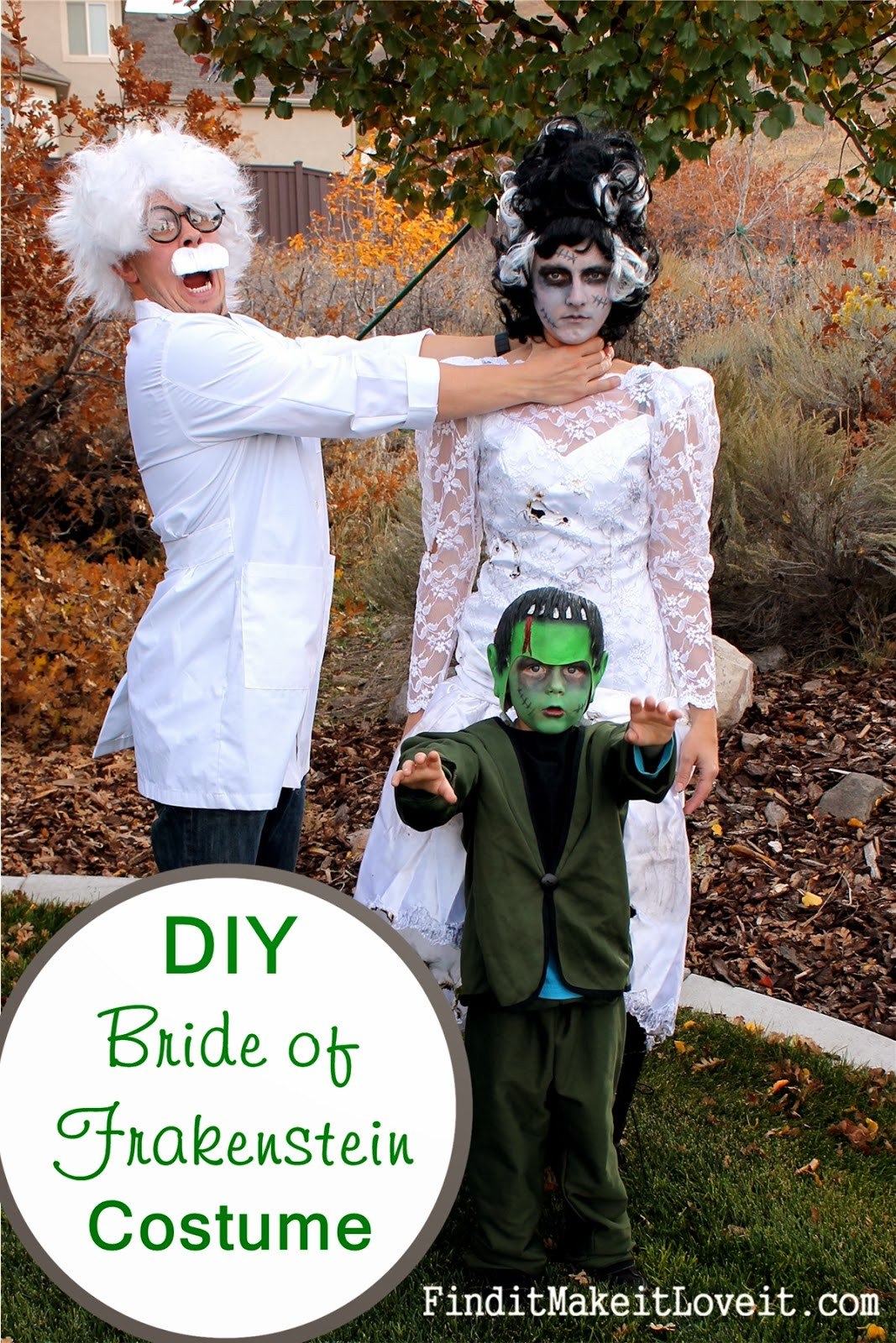 Frankenstein Costume DIY
 DIY Costumes Minion Bride of Frankenstein Scooby doo