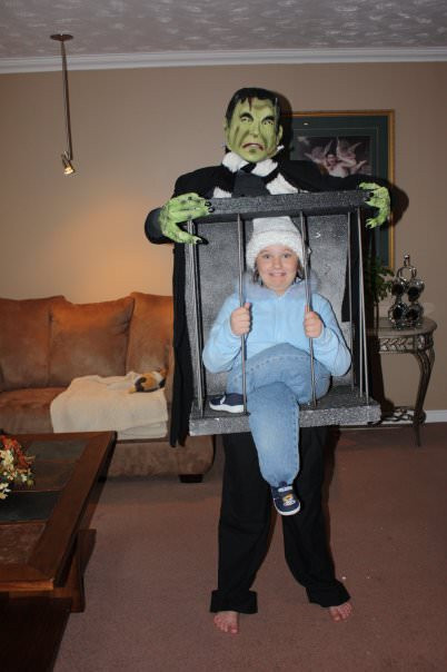 Frankenstein Costume DIY
 DIY Frankenstein Cage Costume – Tip Junkie